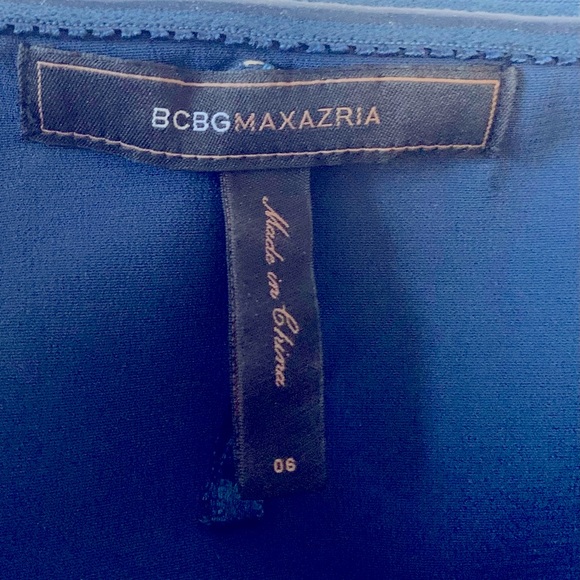 BCBG Maxazria Blue Dress Size 6 - Picture 8 of 10